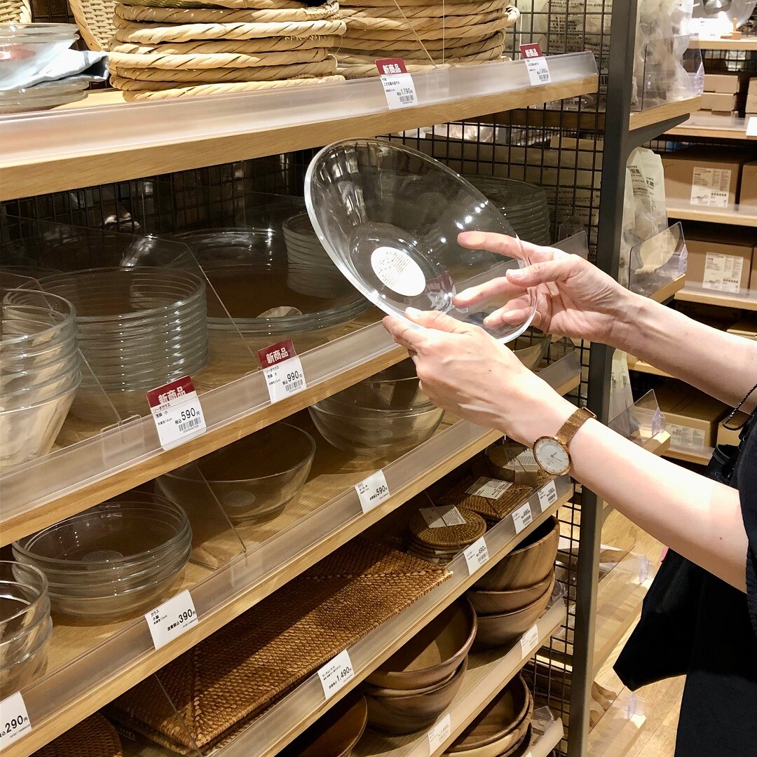 無印良品阪急西宮ガーデンズ】ソーダガラス食器｜ 無印良品